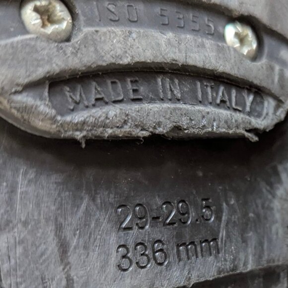 Lange RX 100 Downhill Men's Ski Boots - Size 29.5 - Black & Red Multicolor - Picture 6 of 14